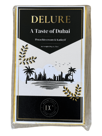 Dubai Chocolade Reep | Pistache & Kadayif (180g) - Delure Choco
